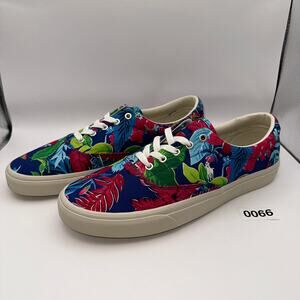 Polo Ralph Laurent Mens sz 13 D Keaton Pony Low top Laced Sneaker Floral Canvas